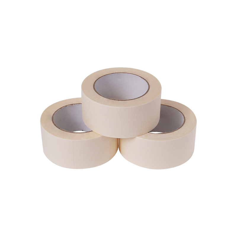Temperature repugnant chemical resistant facile tearable masking tape